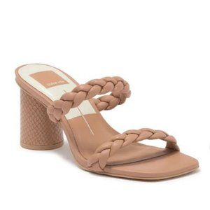 Dolce Vita Nairi Braided Strappy Sandal Cafe Stella Size 7- New in Box
